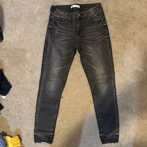 Zara Charcoal Skinny Denim Jeans